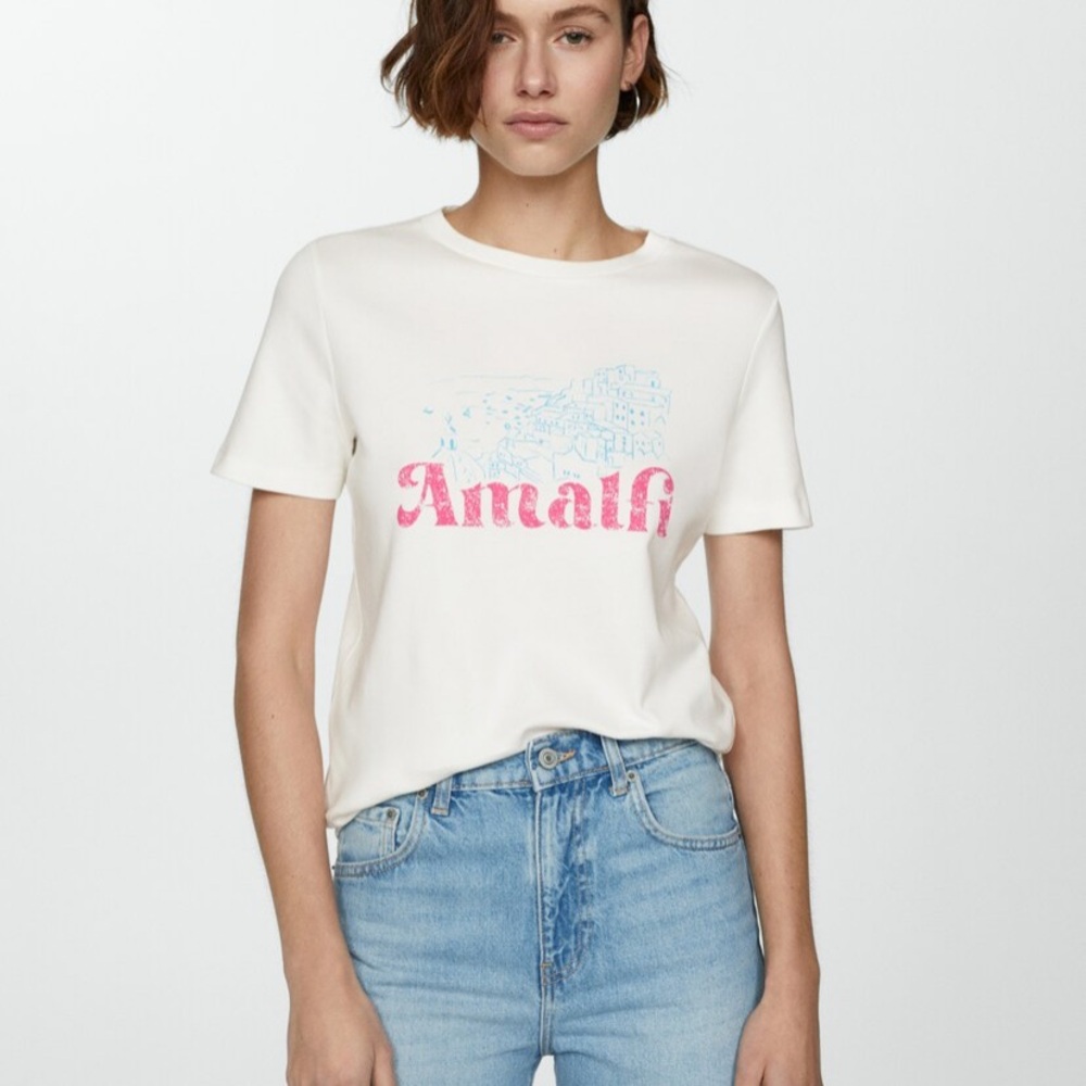 MNG By Mango Amalfi Coast Baby Tee